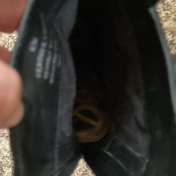 Sam Edelman Black Kendrix Leather Straps Heel Ankle Booties 6M - Picture 8 of 11